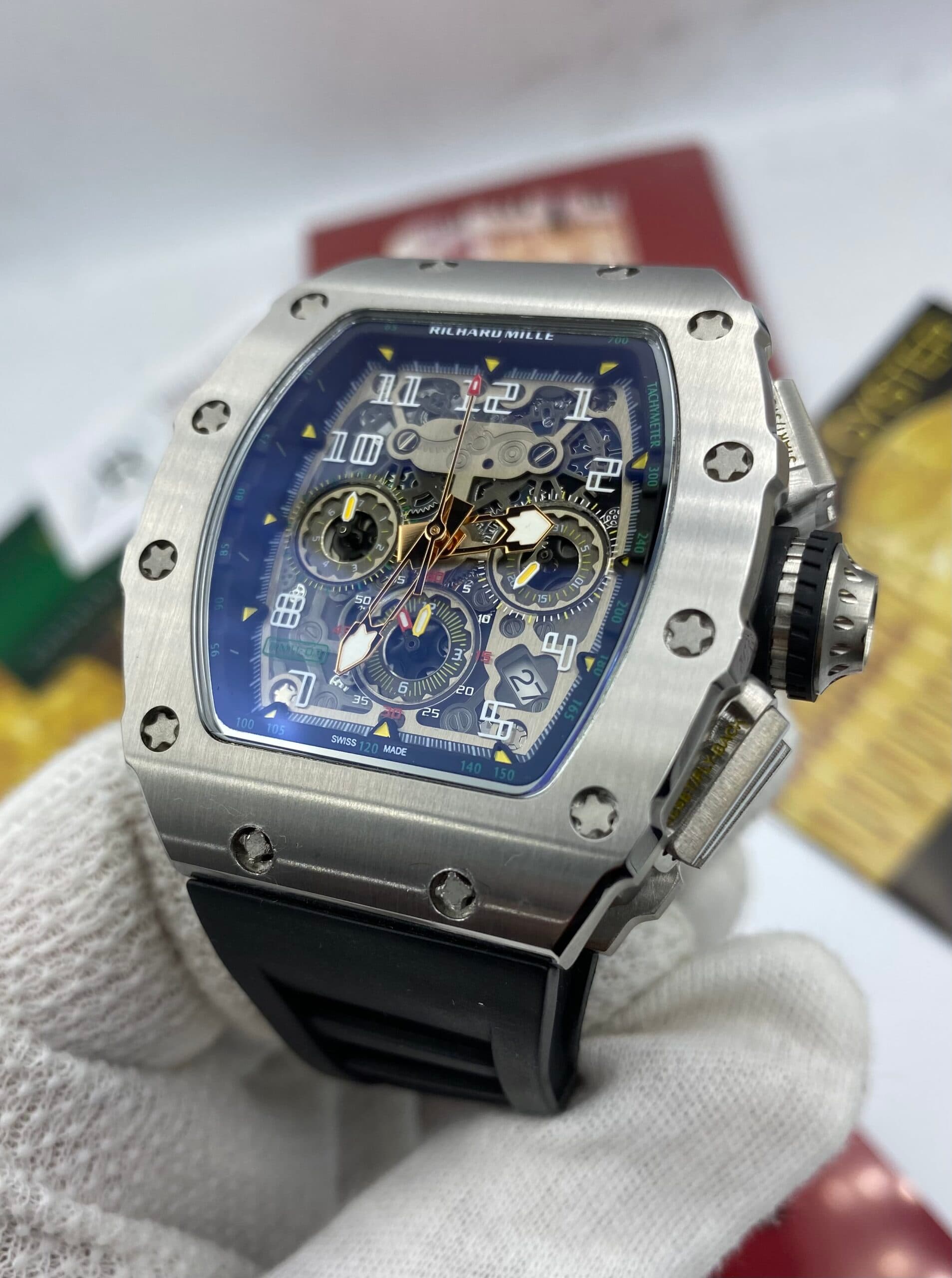 Richard Mille Black Straps